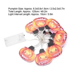 Plplaaoo Mini Pumpkin Pattern Warm Light, 10LED Hollow Pumpkin String Lights, Thanksgiving Decoration Fall Lights, Indoor Outdoor Halloween Festival Party Decoration Warm Light 6 Plplaaoo Mini Pumpkin Pattern Warm Light, 10LED Hollow Pumpkin String Lights, Thanksgiving Decoration Fall Lights, Indoor Outdoor Halloween Festival Party Decoration Warm Light -Solo Stoves Shop 51BUmgvalIL