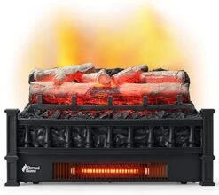 TURBRO Eternal Flame 26-Inch Infrared Quartz Electric Fireplace Log Heater, Realistic Pinewood Logs, Adjustable Flame Colors, Remote Control, Thermostat, Timer, EF26-PB, 1500W 14 TURBRO Eternal Flame 26-Inch Infrared Quartz Electric Fireplace Log Heater, Realistic Pinewood Logs, Adjustable Flame Colors, Remote Control, Thermostat, Timer, EF26-PB, 1500W -Solo Stoves Shop 51BdorE4cqL. AC