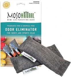 Moso Natural Mini Air Purifying Bags. A Scent Free Odor Eliminator For Shoes, Gym Bags And Sports Gear. Premium Moso Bamboo Charcoal Odor Absorber. (2 Packs Of 2. 4 Total) 11 Moso Natural Mini Air Purifying Bags. A Scent Free Odor Eliminator For Shoes, Gym Bags And Sports Gear. Premium Moso Bamboo Charcoal Odor Absorber. (2 Packs Of 2. 4 Total) -Solo Stoves Shop 51BrhGO029L. AC