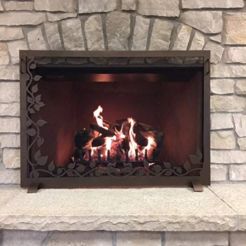 Design Specialties Fireplace Ivy Design Screen (Bronze, Small) 2 Design Specialties Fireplace Ivy Design Screen (Bronze, Small) - Image 2