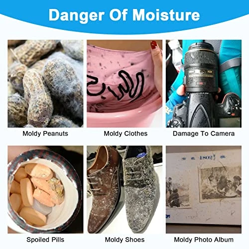 Silica Gel Packets – 10 Gram 150 Packs Moisture Absorbers For Food Storage, Premium Silica Packets With Color Indicating, Desiccant Packs For Spices, Dried Fruit, Jewelry, Shoes, Electronics, Tool Box 5 Silica Gel Packets – 10 Gram 150 Packs Moisture Absorbers For Food Storage, Premium Silica Packets With Color Indicating, Desiccant Packs For Spices, Dried Fruit, Jewelry, Shoes, Electronics, Tool Box - Image 5