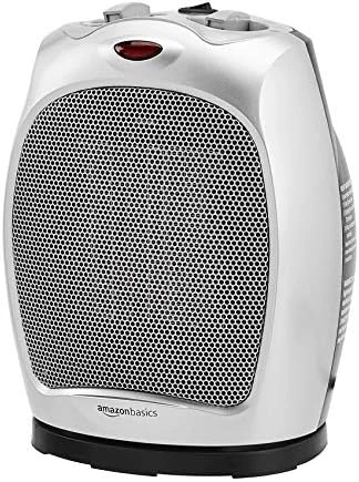 Amazon Basics 1500W Oscillating Ceramic Heater With Adjustable Thermostat, Black 9 Amazon Basics 1500W Oscillating Ceramic Heater With Adjustable Thermostat, Black - Image 9