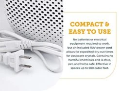 SnapSafe Rechargeable Dehumidifier Large, 75901 - Portable Moisture Absorbers For Gun Safes & Cabinets, Closets, & Pantries-Prevent Moisture Damage For Gun Safe Accessories, Firearms In Your Gun Vault -Solo Stoves Shop 51D1bKWkSyL