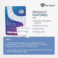 (260 Count) 5 Gram Silica Packets For Food Storage - Food Grade Silica Packets Desiccant Packs Desiccant Packets Dessicant Packs Silica Gel Packs Food Safe Food Moisture Absorber Packets Silica Gel -Solo Stoves Shop 51DTCEhh0XL