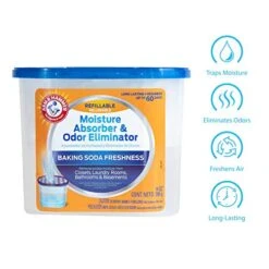 Arm & Hammer Fragrance Free Refillable Moisture Absorber And Odor Eliminator 14 Oz.(Pack Of 3) -Solo Stoves Shop 51DkiRkToNL
