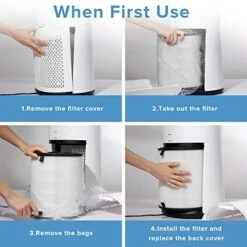 LEVOIT LV-H133 Air Purifier Replacement Filter, HEPA And High-Efficiency Activated Carbon Filters Set, LV-H133-RF, 1 Pack, White