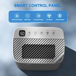 Dehumidifier 3500 Sq. Ft 50 Pint BRITSOU Dehumidifiers For Home Basements Bedroom | Quiet Dehumidifier For Medium To Large Room With Drain Hose | Dry Clothes Mode | Intelligent Humidity Control With Auto Shut Off