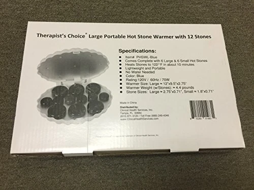Therapist’s Choice® Portable Hot Stone Warmer With 12 Stones 3 Therapist’s Choice® Portable Hot Stone Warmer With 12 Stones - Image 3