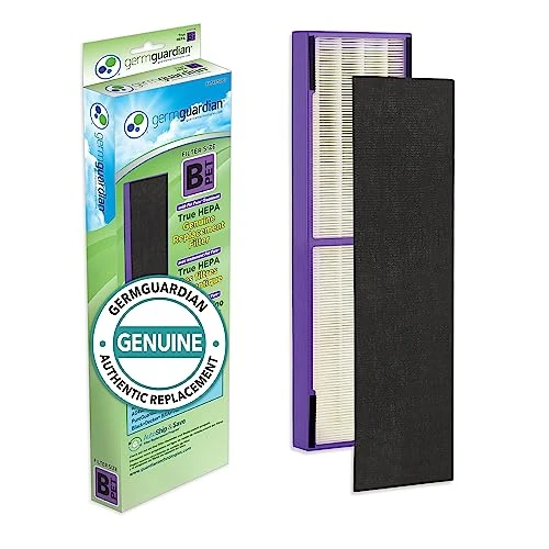 Germ Guardian Filter B Pet Pure HEPA Genuine Air Purifier Replacement Filter, Removes 99.97% Of Pollutants For AC4825, AC4850, AC4870, CDAP4500, AC4900, AC4300, AP2200, Black/Purple, FLT4850PT 1 Germ Guardian Filter B Pet Pure HEPA Genuine Air Purifier Replacement Filter, Removes 99.97% Of Pollutants For AC4825, AC4850, AC4870, CDAP4500, AC4900, AC4300, AP2200, Black/Purple, FLT4850PT