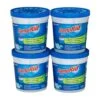 DampRid Pure Linen Refillable Absorber-10.5oz Traps Moisture For Fresher, Cleaner Air, 10.5oz Cups - 4 Pack, Blue, 4 Count