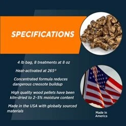 Rutland Products Pellet Stove Creosote Remover, 4 Pound Bag -Solo Stoves Shop 51G4lG71CAL