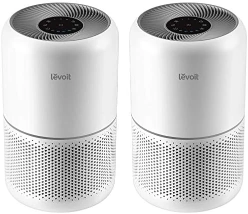 LEVOIT Air Purifier For Home Allergies Pets Hair In Bedroom, HEPA Filter, Covers Up To 1095 Sq.Foot Powered By 33W High Torque Motor, Remove Dust Smoke, 0.3 Microns, White, 2 Pack 5 LEVOIT Air Purifier For Home Allergies Pets Hair In Bedroom, HEPA Filter, Covers Up To 1095 Sq.Foot Powered By 33W High Torque Motor, Remove Dust Smoke, 0.3 Microns, White, 2 Pack - Image 5