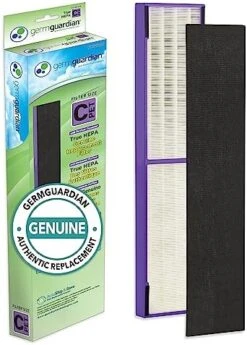 Germ Guardian Filter C Pet Pure HEPA Genuine Air Purifier Replacement Filter, Removes 99.97% Of Pollutants, For AC5000, AC5250, AC5300, AC5350, CDAP5500, AP2800, Black/Purple, FLT5250PT -Solo Stoves Shop 51HGMmYXEeL. AC