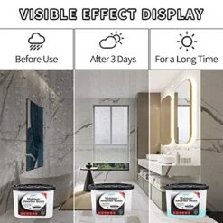 PEKGRIL Moisture Absorber With Activated Charcoal, 8 Packs 500mL Humidity Absorber Boxes, Fragrance Free Dehumidifier, Moisture Absorber Bucket, Attracts Extra Moisture From Closet, Bathroom, Kitchen -Solo Stoves Shop 51HpkVIUzfL