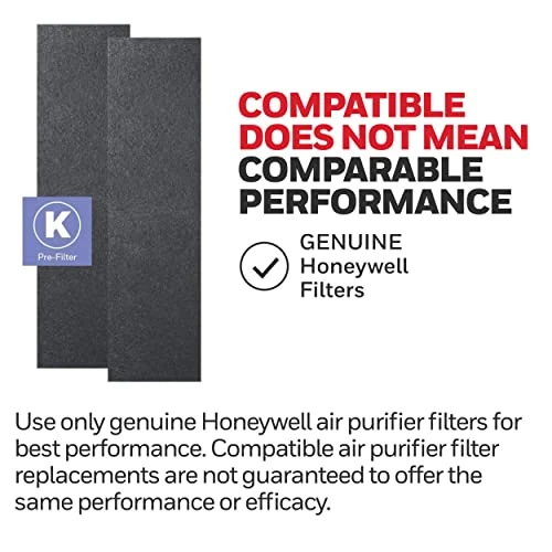 Honeywell HFD-120-Q QuietClean Air Purifier With Permanent Washable Filters, Medium Rooms (170 Sq. Ft.), Black 4 Honeywell HFD-120-Q QuietClean Air Purifier With Permanent Washable Filters, Medium Rooms (170 Sq. Ft.), Black - Image 4