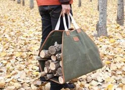 Canvas Log Carrier Bag,Waxed Durable Wood Tote,Fireplace Stove Accessories,Extra Large Firewood Holder With Handles For Camping Best Gifts 14 Canvas Log Carrier Bag,Waxed Durable Wood Tote,Fireplace Stove Accessories,Extra Large Firewood Holder With Handles For Camping Best Gifts -Solo Stoves Shop 51IhpGrPyFL