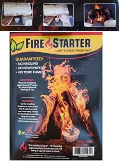 Qwick Wick Fire Starters - Great For Fireplace, Wood Stoves, Camp Fire - 100% Natural - Made In Canada -Solo Stoves Shop 51ItcWzI2sL