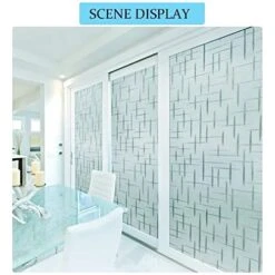 Frosted Window Privacy Film, Non Adhesive Static Cling UV Blocking Removable Window Clings, Opaque Window Stickers, Vinyl Window Coverings -Solo Stoves Shop 51J5u0ET3IL