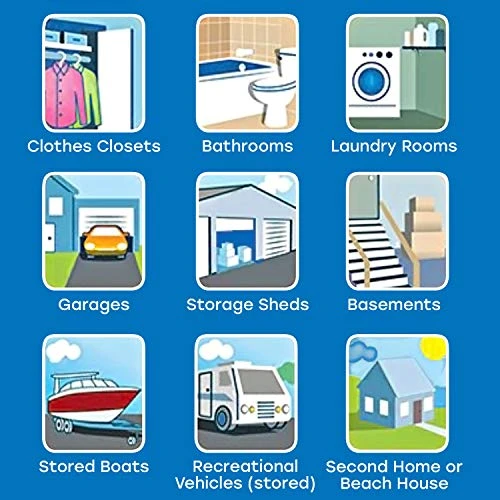 DampRid FG80 Hanging Moisture Absorber Fresh Scent, 6 Count 5 DampRid FG80 Hanging Moisture Absorber Fresh Scent, 6 Count - Image 5