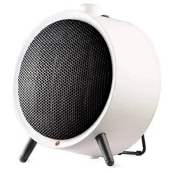 Honeywell HCE200W UberHeat Ceramic White Energy Efficient Space Saving Portable Heater With 2 Heat Settings & Adjustable Thermostat For Living Room, Bedroom, Office