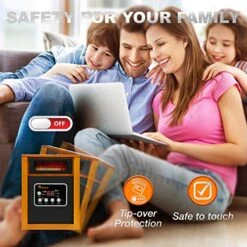 Dr Infrared Heater Portable Space Heater, 1500-Watt, Cherry 8 Dr Infrared Heater Portable Space Heater, 1500-Watt, Cherry -Solo Stoves Shop 51KCbxFbWQL