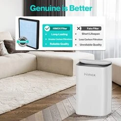 HIMOX M11 H14 Replacement Filter, Medical Grade HEPA Filter (99.99%) With 5-Stage Air Filtration System For Home Large Room Bedroom Pets 9 HIMOX M11 H14 Replacement Filter, Medical Grade HEPA Filter (99.99%) With 5-Stage Air Filtration System For Home Large Room Bedroom Pets -Solo Stoves Shop 51LBgY74IdL