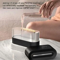 LOVME Flame Diffusers For Essential Oils, Flame Humidifier With Remote Control, Upgraded RGB Fire Aroma Diffuser 300ML For Large Room, Ultra Quiet Air Diffuser For Aromatherapy For Home Office -Solo Stoves Shop 51LMlsvieOL