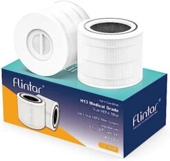 Flintar Core 300 True HEPA Replacement Filters, Compatible With LEVOIT Core 300, Core 300S VortexAir Air Purifier, 3-in-1 H13 Grade True HEPA Filter Replacement, Core 300-RF, 2-Pack -Solo Stoves Shop 51LTtzc9D6L. AC