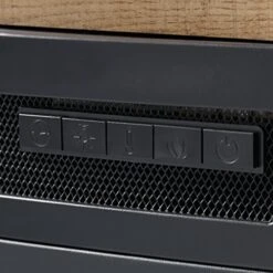 Sauder Fireplace Insert - Paite 26" Curved, Black