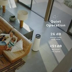 DH Lifelabs | Sciaire + HEPA Air Purifiers | Ions Actively Clean & Deodorize Air | Eliminates 99.97% Of Bacteria & Viruses | H13 HEPA Purifier Filter For Allergies Pets | Large Room Home | Grey -Solo Stoves Shop 51M0cvOANNL