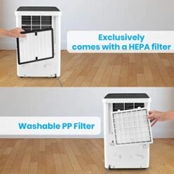 SereneLife 30-Pint Electric Home Compact Dehumidifier - 1500 Square Feet Quiet Electric Dehumidifiers For Home Closet Basement W/ 4L Water Tank Capacity, Removes - SLDEHU30 -Solo Stoves Shop 51M4Fzgb99L