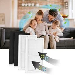 Replacement Filter C For Idylis IAF-H-100C, IAP-10-200, IAP-10-280, 2 Pack Type C True Hepa Filter & 2 Activated Carbon Pre-Filter) -Solo Stoves Shop 51M6ZIl8ENL