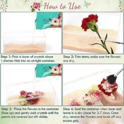 LotFancy Silica Gel Flower Drying, 2.5 LBS Color Indicating Silica Crystals For Wedding Bouquet Preservation -Solo Stoves Shop 51OdOvxhDsL