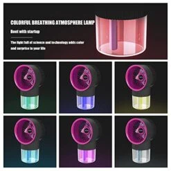 Hopwin Water Cooling Fan Usb Fan Desktop Turbine Spray Humidification, Rechargeable Cooler Spray Humidifier For Dorm Office Desktop, Portable Electric Fan For Family (Black) 11 Hopwin Water Cooling Fan Usb Fan Desktop Turbine Spray Humidification, Rechargeable Cooler Spray Humidifier For Dorm Office Desktop, Portable Electric Fan For Family (Black) -Solo Stoves Shop 51PMsASxEkL