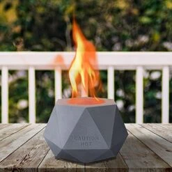 Durx-litecrete Concrete Tabletop Fire Pit, Table Top Fire Pit, Mini Tabletop Fireplace, Indoor Table Top Fire Pit Bowl, Personal Cement Fireplace, Outdoor Tabletop Fireplace -Solo Stoves Shop 51PQ6qOIgL. AC