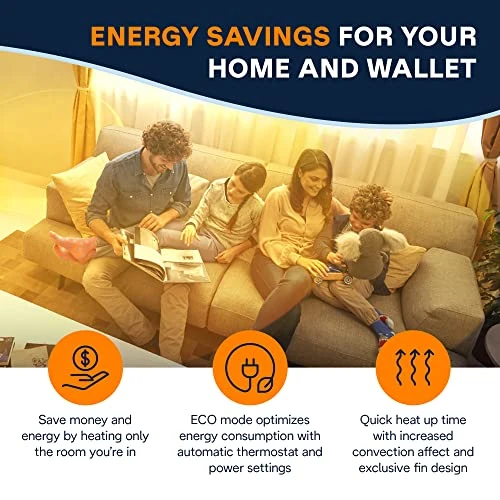 De'Longhi DeLonghi TRD40615T Full Room Radiant Heater Heater-Mechanical-TRD40615T, 10"w X 15"d X 26"h, White 6 De'Longhi DeLonghi TRD40615T Full Room Radiant Heater Heater-Mechanical-TRD40615T, 10"w X 15"d X 26"h, White - Image 6