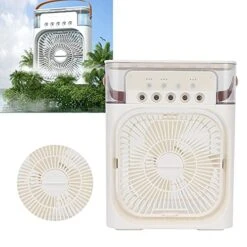 Cooler, Cooler Humidifier Plastic Detachable Rechargeable For Travel For Home For Office -Solo Stoves Shop 51Q6zEUk4JL