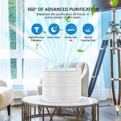 Flintar Core 300 True HEPA Replacement Filters, Compatible With LEVOIT Core 300, Core 300S VortexAir Air Purifier, 3-in-1 H13 Grade True HEPA Filter Replacement, Core 300-RF, 2-Pack -Solo Stoves Shop 51QmO1keXvL