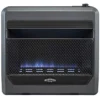 Bluegrass Living Propane Gas Vent Free Blue Flame Gas Space Heater With Blower And Base Feet - 30,000 BTU, T-Stat Control - Model# B30TPB-BB