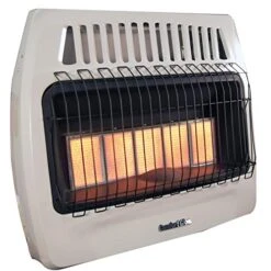 Comfort Glow KWP524 30,000 Btu 5 Plaque Propane(LP) Infrared Vent Free Wall Heater, Gray -Solo Stoves Shop 51SZQPueg7L