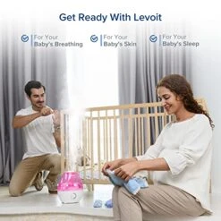 LEVOIT Humidifiers For Bedroom Large Room (2.4L Water Tank), Cool Mist For Home Whole House, Adjustable 360° Rotation Nozzle, Ultrasonic, Auto Shutoff, Night Light, BPA-Free, Pink 9 LEVOIT Humidifiers For Bedroom Large Room (2.4L Water Tank), Cool Mist For Home Whole House, Adjustable 360° Rotation Nozzle, Ultrasonic, Auto Shutoff, Night Light, BPA-Free, Pink -Solo Stoves Shop 51SsX3vmqzL