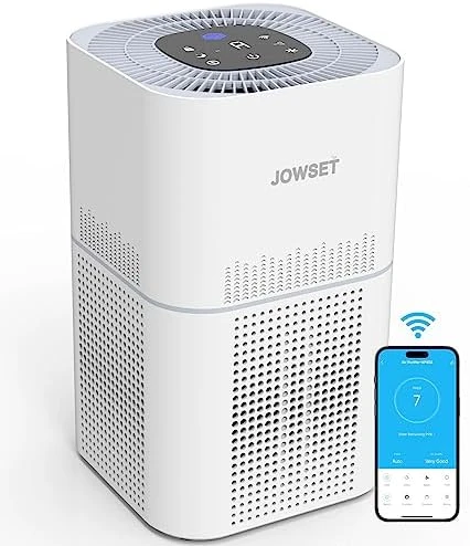Air Purifiers For Home Large Room Up To 1830 Sqft, Jowset H13 True HEPA Air Purifiers Filter For Bedroom, Air Purifiers For Pets Remove 99.97% Smoke Dust Mold Allergies Pet Hair Odors, 24dB Sleep Mode 6 Air Purifiers For Home Large Room Up To 1830 Sqft, Jowset H13 True HEPA Air Purifiers Filter For Bedroom, Air Purifiers For Pets Remove 99.97% Smoke Dust Mold Allergies Pet Hair Odors, 24dB Sleep Mode - Image 6