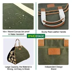 Canvas Log Carrier Bag,Waxed Durable Wood Tote,Fireplace Stove Accessories,Extra Large Firewood Holder With Handles For Camping Best Gifts 12 Canvas Log Carrier Bag,Waxed Durable Wood Tote,Fireplace Stove Accessories,Extra Large Firewood Holder With Handles For Camping Best Gifts -Solo Stoves Shop 51U0km9kn2L