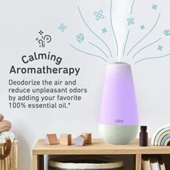 Pure Enrichment® PureBaby® 3-in-1 Whisper-Quiet Humidifier, Color Changing Night Light, & Essential Oil Diffuser For Baby Nursery & Kids Bedroom To Relieve Congestion, Colds, & Coughs (Whisper Green) -Solo Stoves Shop 51UutgCcy8L