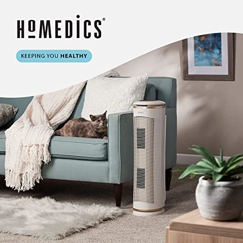 HoMedics TotalClean PetPlus Carbon Replacement Filter For Air Purifiers (2 Pack), Activated Carbon Odor Filters For HoMedics AT-PET01, AT-PET02, Air Purifiers That Remove Pet Odor 4 HoMedics TotalClean PetPlus Carbon Replacement Filter For Air Purifiers (2 Pack), Activated Carbon Odor Filters For HoMedics AT-PET01, AT-PET02, Air Purifiers That Remove Pet Odor - Image 4