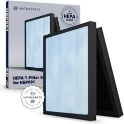 HATHASPACE Air Purifier HEPA Filter Replacement - Certified Filters For HSP001 Smart Purifiers - Easy To Install, Improved Air Quality - 1 Set, H13 True HEPA 11 HATHASPACE Air Purifier HEPA Filter Replacement - Certified Filters For HSP001 Smart Purifiers - Easy To Install, Improved Air Quality - 1 Set, H13 True HEPA -Solo Stoves Shop 51VolACsmKL. AC