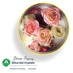 Wisedry Silica Gel Flower Drying Crystals - 5 LBS, Color Indicating, Reusable -Solo Stoves Shop 51X3tWBCGvL