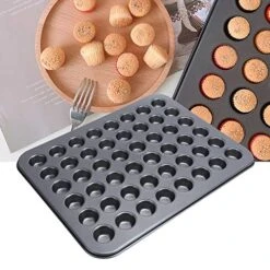 Non-Stick Mini Muffin Pan,Muffin Pan,Muffin Pan For Baking,48Cup NonStick Mini Round Cupcake Pan Tray Baking Mould Bakeware Cooking Accessory 8 Non-Stick Mini Muffin Pan,Muffin Pan,Muffin Pan For Baking,48Cup NonStick Mini Round Cupcake Pan Tray Baking Mould Bakeware Cooking Accessory -Solo Stoves Shop 51XyDND2WWL