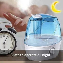 HemingWeigh Ultrasonic Humidifier With 28 Decibels, Safety Protection, Adjustable Mist, Easy To Clean Material, Tank With 2.2 Liter Capacity 6 HemingWeigh Ultrasonic Humidifier With 28 Decibels, Safety Protection, Adjustable Mist, Easy To Clean Material, Tank With 2.2 Liter Capacity -Solo Stoves Shop 51YBzzCxCUL