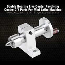 Mini Lathe Machine Parts, Adjustable Mini Lathe Machine Double Bearing Live Center Revolving Centre DIY Parts For Mini Lathe Machine Woodworking Tool, -Solo Stoves Shop 51YqpQ3kazL